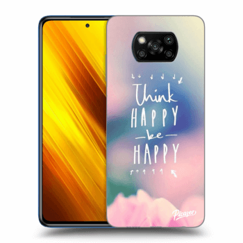 Picasee husă transparentă din silicon pentru Xiaomi Poco X3 - Think happy be happy