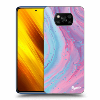 Husă pentru Xiaomi Poco X3 - Pink liquid