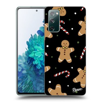 Picasee husă neagră din silicon pentru Samsung Galaxy S20 FE - Gingerbread