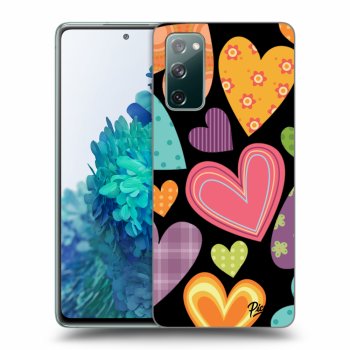 Husă pentru Samsung Galaxy S20 FE - Colored heart