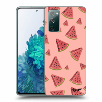 Picasee husă neagră din silicon pentru Samsung Galaxy S20 FE - Watermelon