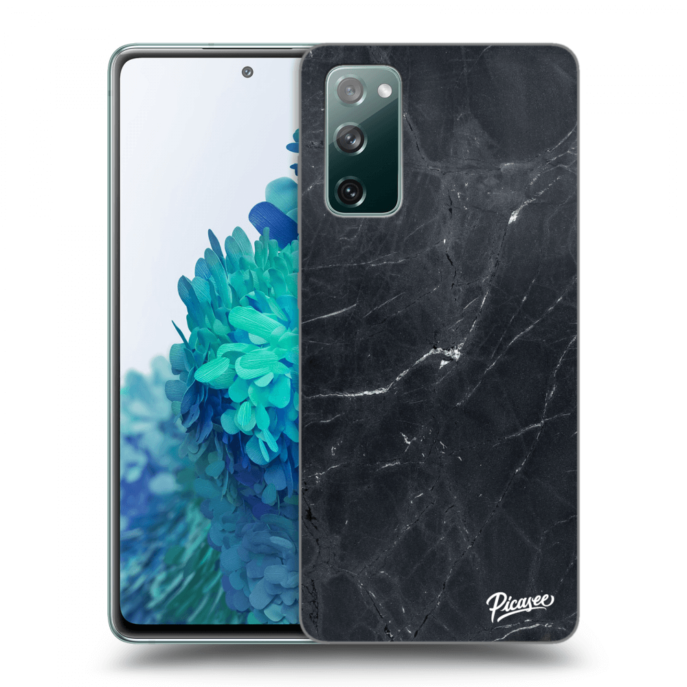 Picasee husă transparentă din silicon pentru Samsung Galaxy S20 FE - Black marble