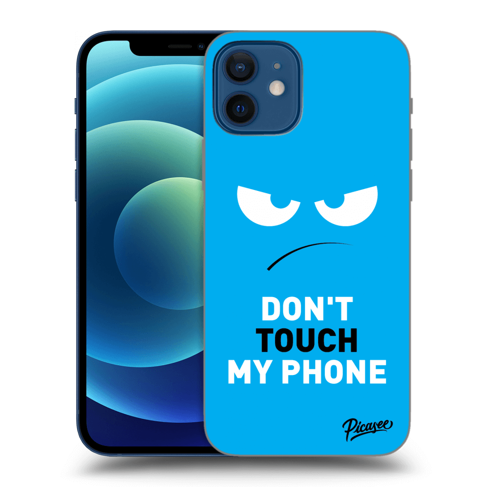 Picasee ULTIMATE CASE pentru Apple iPhone 12 - Angry Eyes - Blue