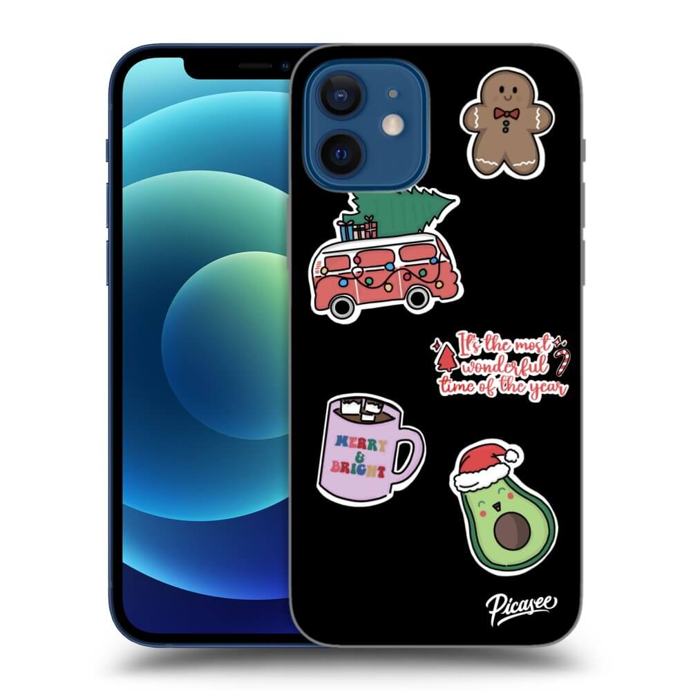 Picasee ULTIMATE CASE pentru Apple iPhone 12 - Christmas Stickers