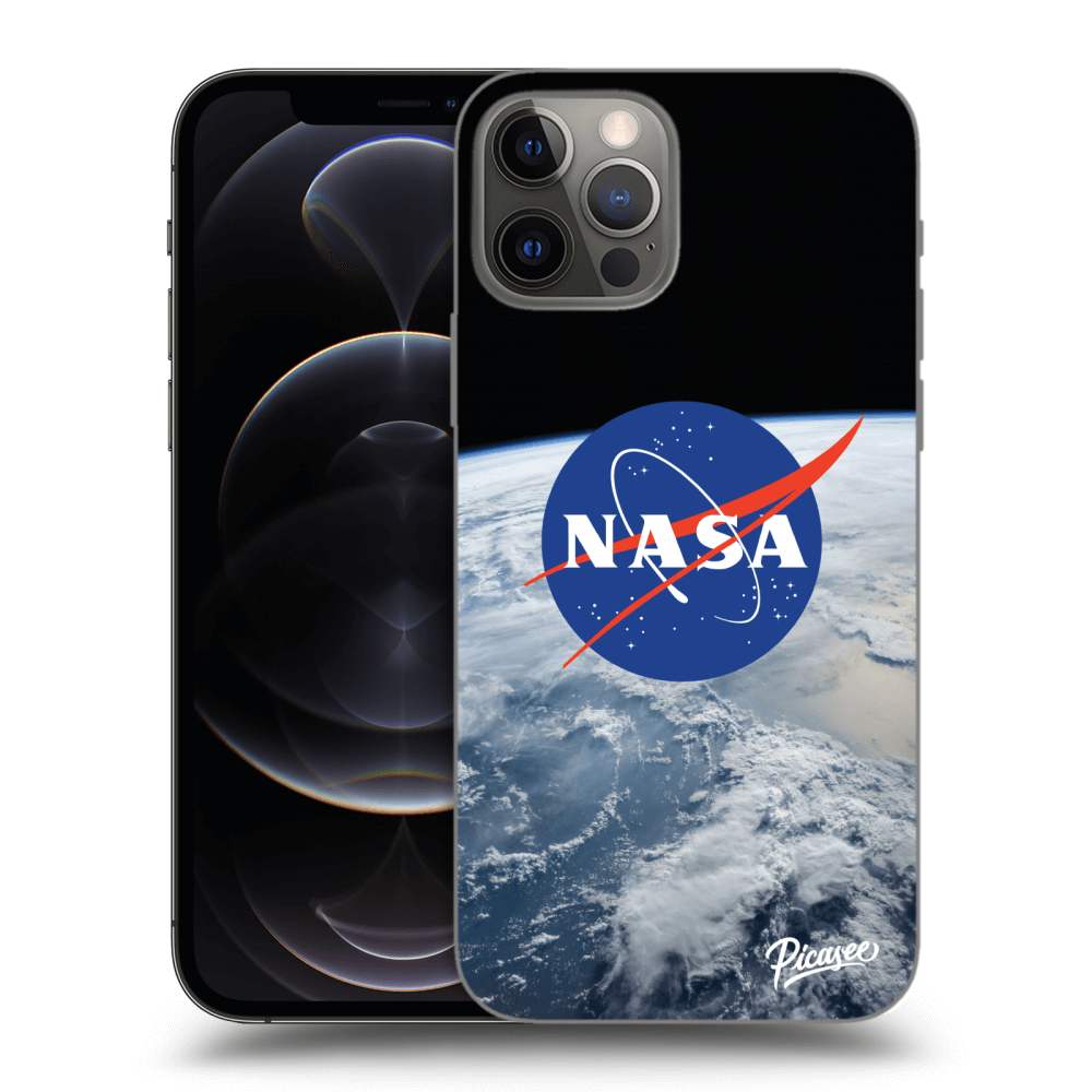 Picasee husă transparentă din silicon pentru Apple iPhone 12 Pro - Nasa Earth