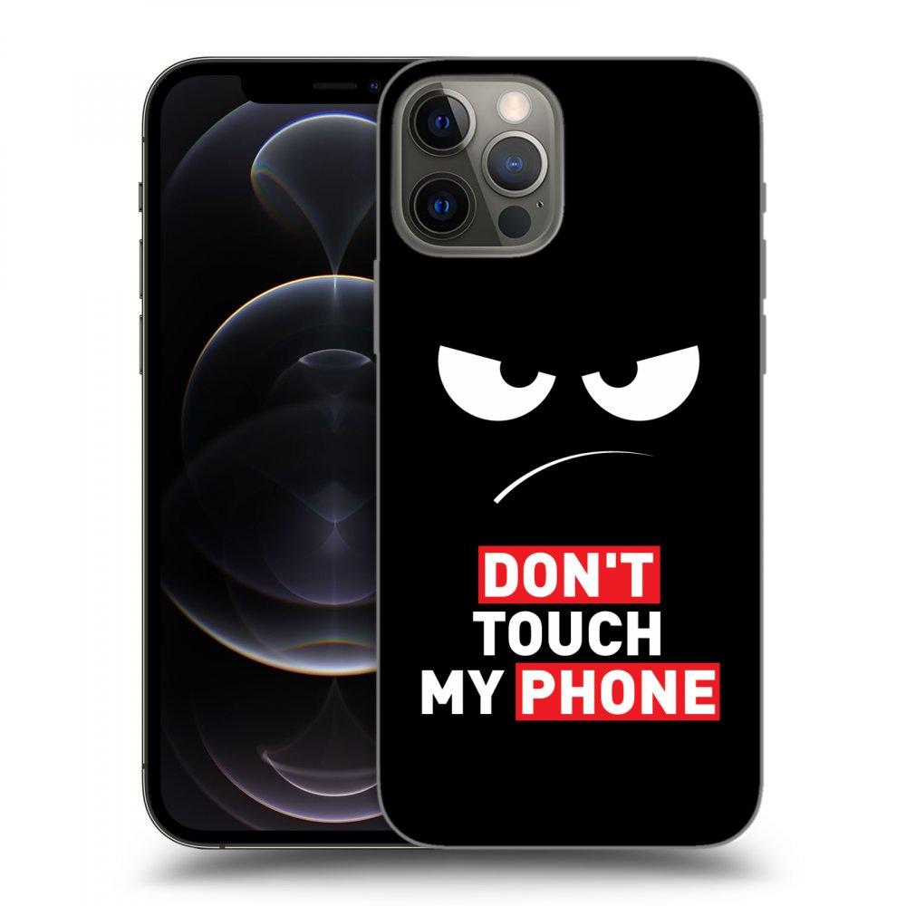 Picasee ULTIMATE CASE pentru Apple iPhone 12 Pro - Angry Eyes - Transparent