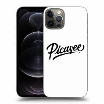 Husă pentru Apple iPhone 12 Pro - Picasee - old logo - black