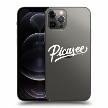 Picasee husă transparentă din silicon pentru Apple iPhone 12 Pro - Picasee - old logo - white