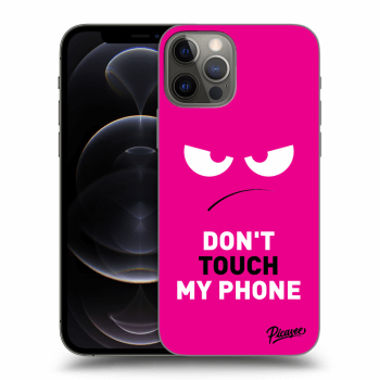Picasee ULTIMATE CASE pentru Apple iPhone 12 Pro - Angry Eyes - Pink