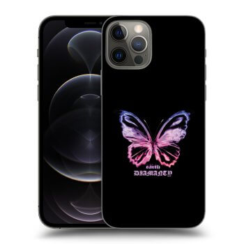 Picasee ULTIMATE CASE MagSafe pentru Apple iPhone 12 Pro - Diamanty Purple