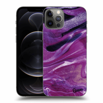 Husă pentru Apple iPhone 12 Pro - Purple glitter