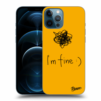 Picasee ULTIMATE CASE MagSafe pentru Apple iPhone 12 Pro Max - I am fine