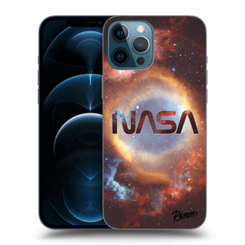 Picasee husă neagră din silicon pentru Apple iPhone 12 Pro Max - Nebula