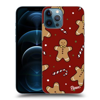Picasee husă neagră din silicon pentru Apple iPhone 12 Pro Max - Gingerbread 2