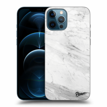 Picasee ULTIMATE CASE pentru Apple iPhone 12 Pro Max - White marble