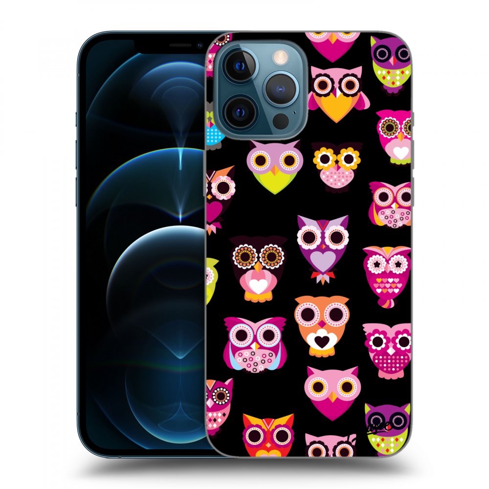 Picasee ULTIMATE CASE MagSafe pentru Apple iPhone 12 Pro Max - Owls