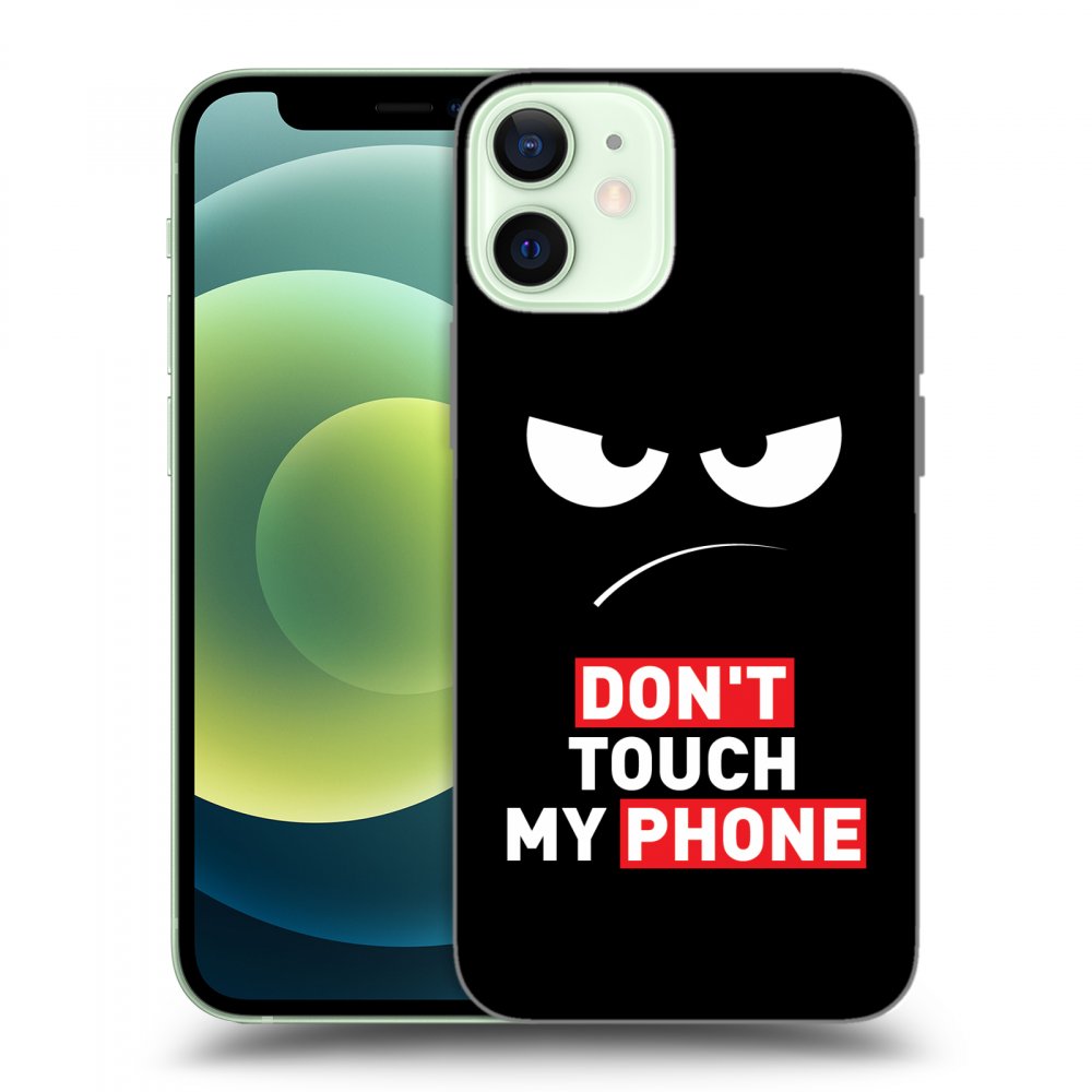 Picasee ULTIMATE CASE pentru Apple iPhone 12 mini - Angry Eyes - Transparent