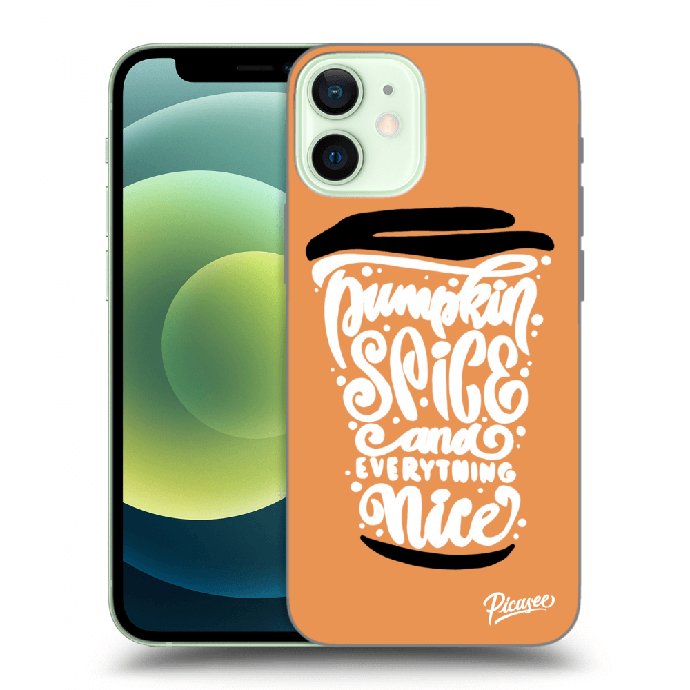 Picasee ULTIMATE CASE pentru Apple iPhone 12 mini - Pumpkin coffee