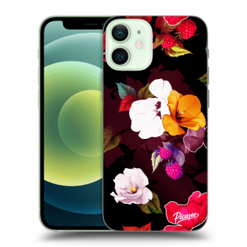 Picasee ULTIMATE CASE MagSafe pentru Apple iPhone 12 mini - Flowers and Berries