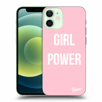 Picasee husă transparentă din silicon pentru Apple iPhone 12 mini - Girl power