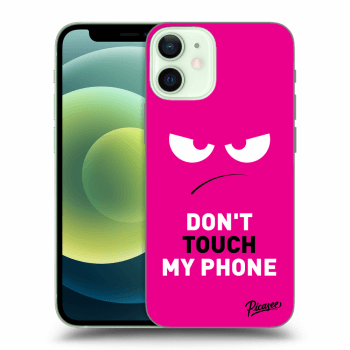 Picasee ULTIMATE CASE pentru Apple iPhone 12 mini - Angry Eyes - Pink
