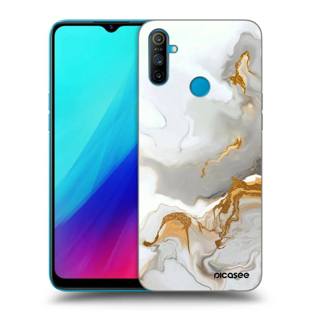Picasee husă neagră din silicon pentru Realme C3 - Her