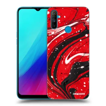 Husă pentru Realme C3 - Red black