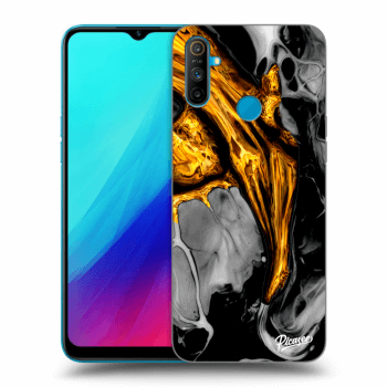 Husă pentru Realme C3 - Black Gold