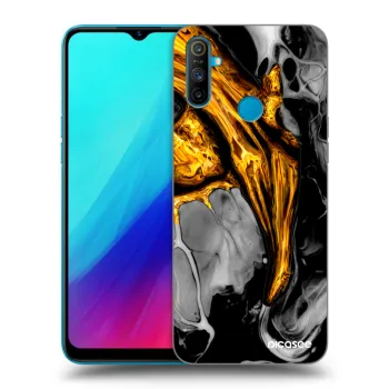 Husă pentru Realme C3 - Black Gold