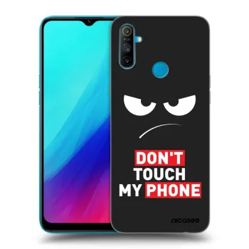 Husă pentru Realme C3 - Angry Eyes - Transparent