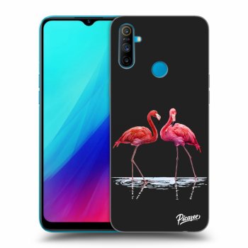 Husă pentru Realme C3 - Flamingos couple