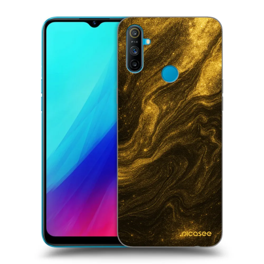 Picasee husă neagră din silicon pentru Realme C3 - Black