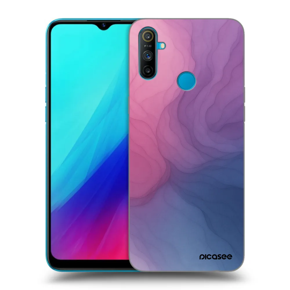 Picasee husă neagră din silicon pentru Realme C3 - Silk