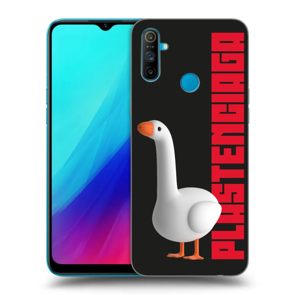 Picasee husă neagră din silicon pentru Realme C3 - Kiky Ricky