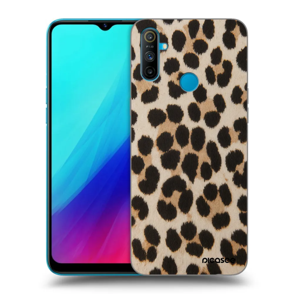 Picasee husă neagră din silicon pentru Realme C3 - Brown Tiger