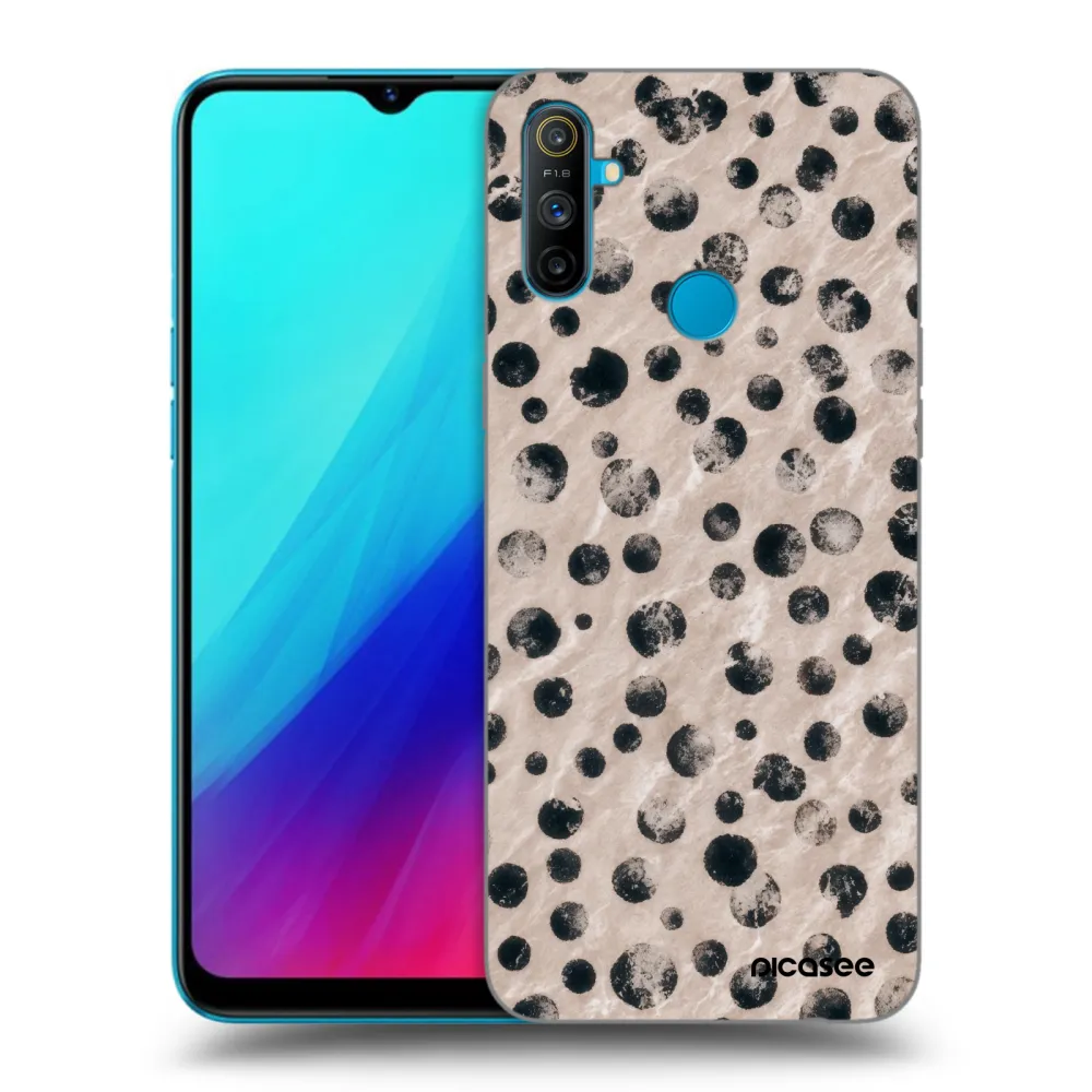 Picasee husă neagră din silicon pentru Realme C3 - Inked