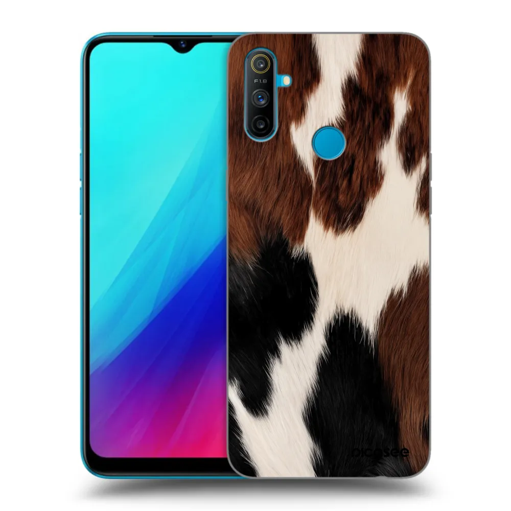 Picasee husă neagră din silicon pentru Realme C3 - Rodeo