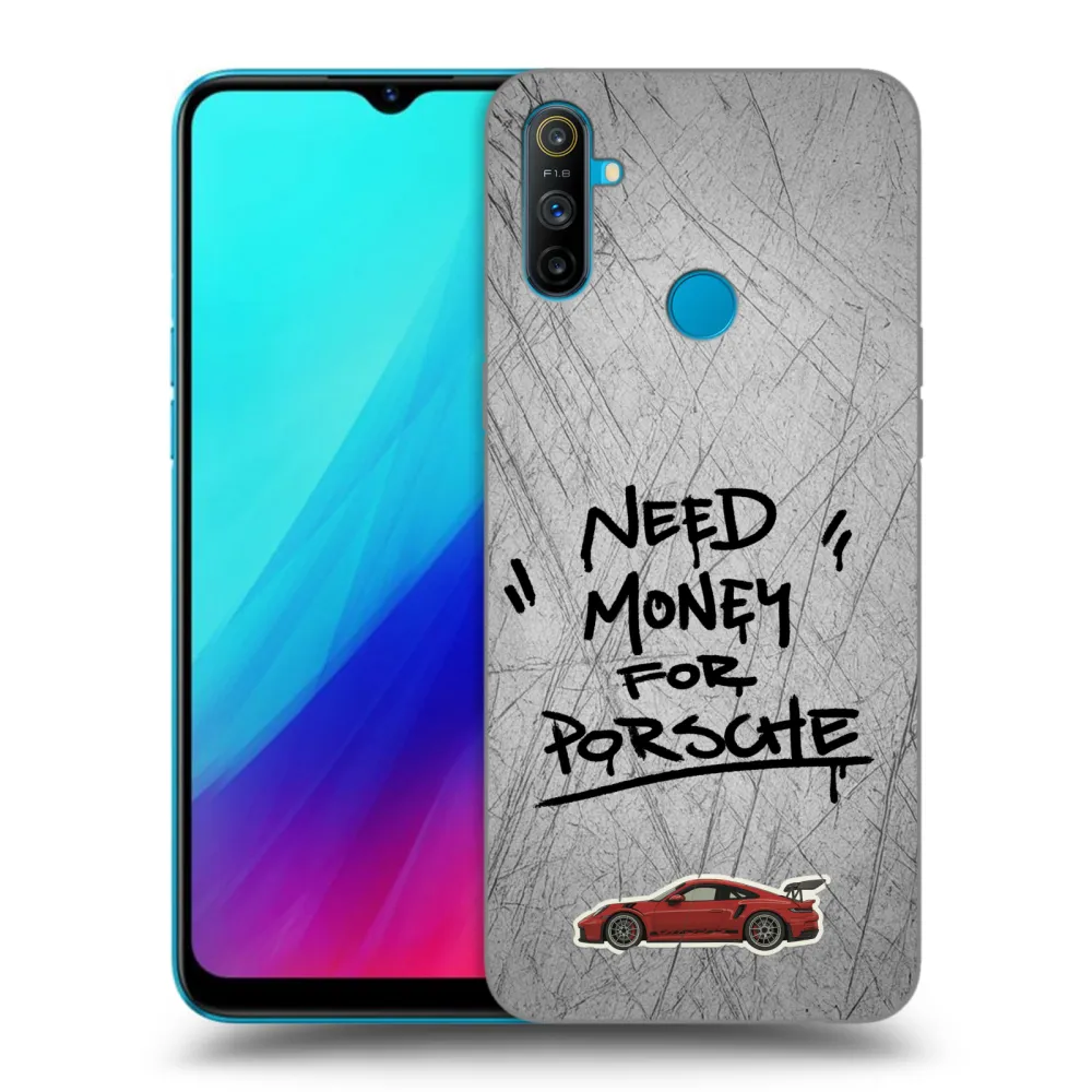 Picasee husă neagră din silicon pentru Realme C3 - Grey Drift
