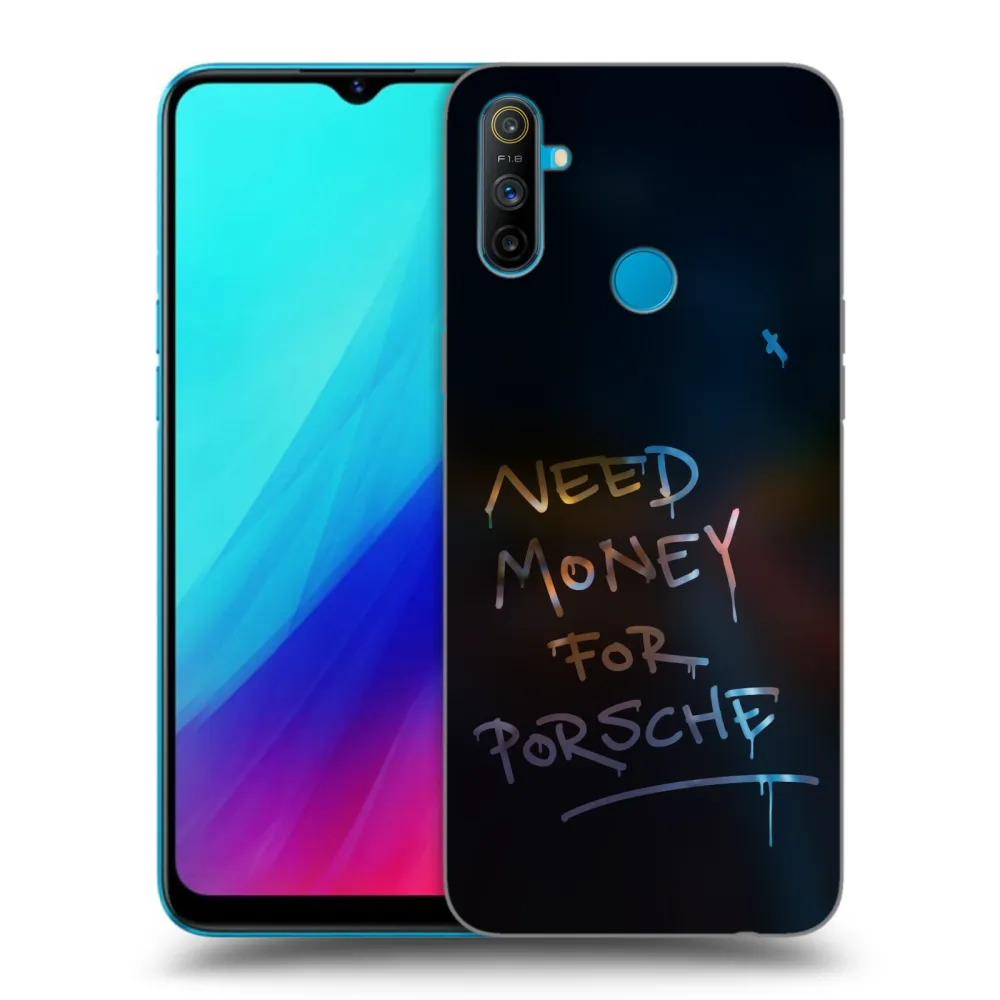 Picasee husă neagră din silicon pentru Realme C3 - Neon Nights