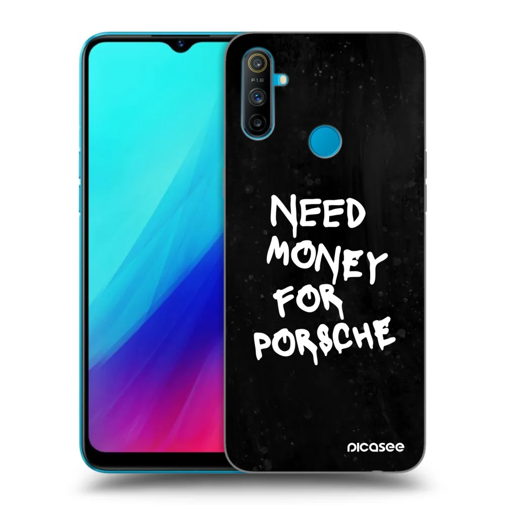 Picasee husă neagră din silicon pentru Realme C3 - Black Dollar