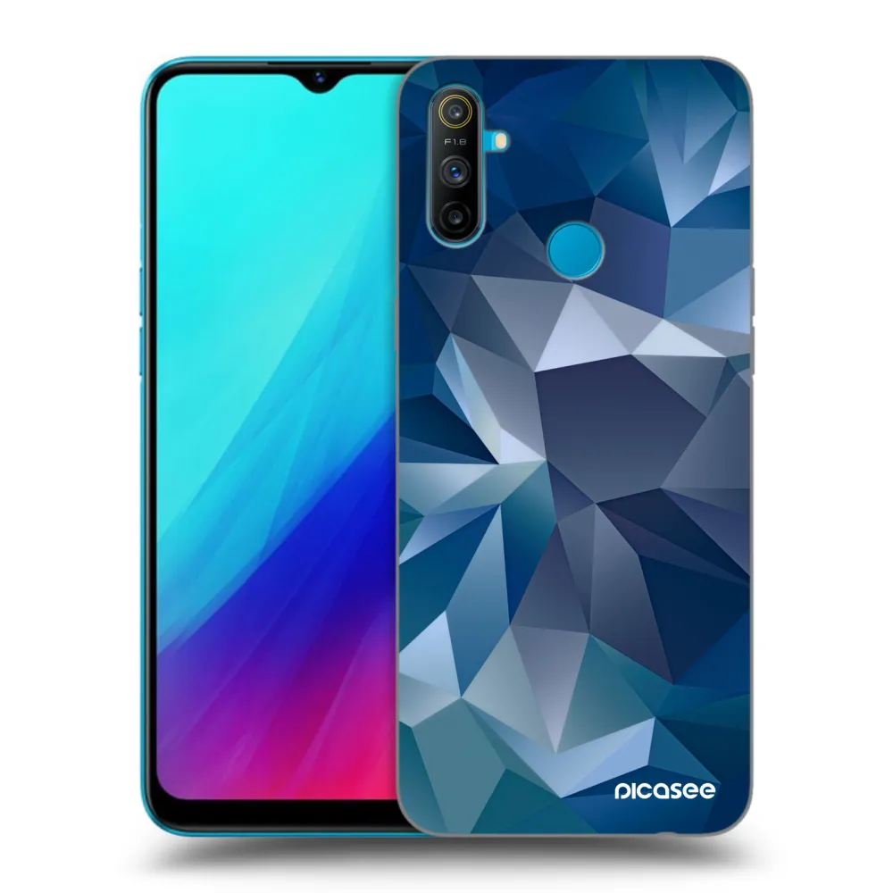 Picasee husă neagră din silicon pentru Realme C3 - Wallpaper