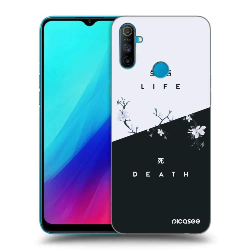 Picasee husă neagră din silicon pentru Realme C3 - Life - Death