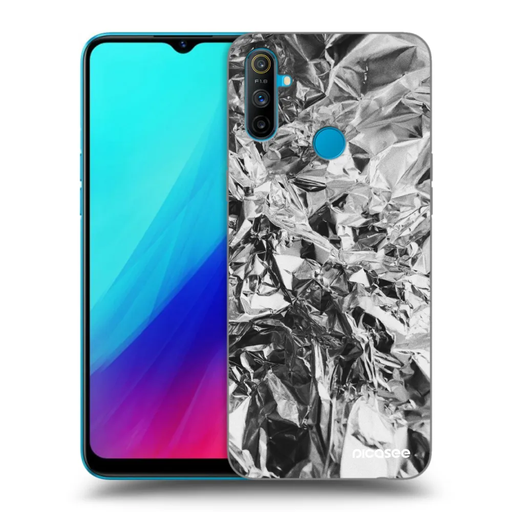 Picasee husă neagră din silicon pentru Realme C3 - Chrome
