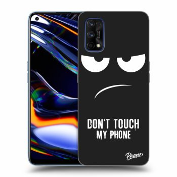 Picasee husă neagră din silicon pentru Realme 7 Pro - Don't Touch My Phone