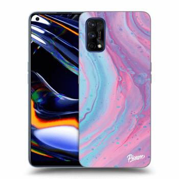 Husă pentru Realme 7 Pro - Pink liquid