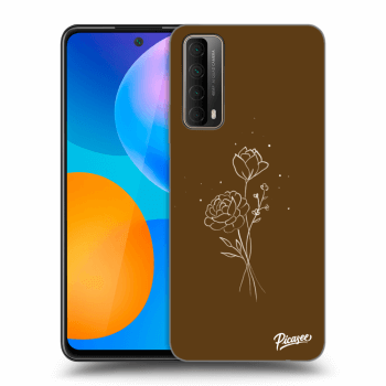 Husă pentru Huawei P Smart 2021 - Brown flowers