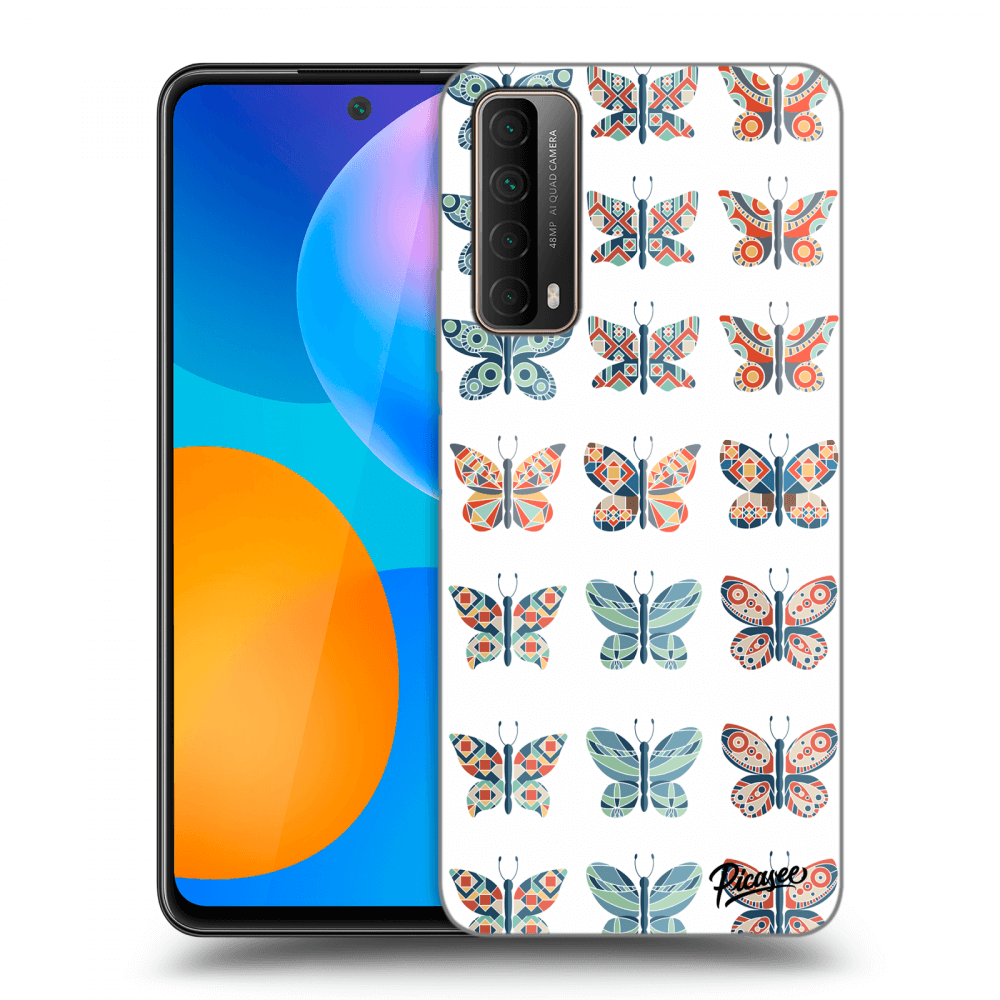 Picasee husă transparentă din silicon pentru Huawei P Smart 2021 - Butterflies