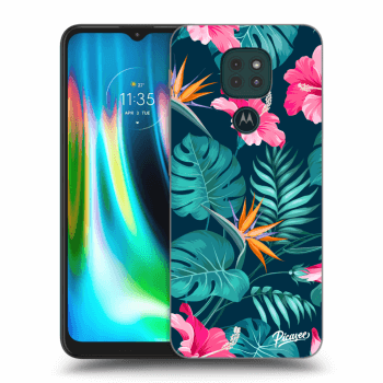 Husă pentru Motorola Moto G9 Play - Pink Monstera