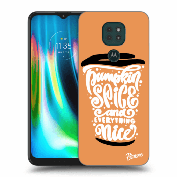 Husă pentru Motorola Moto G9 Play - Pumpkin coffee