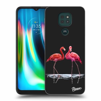 Husă pentru Motorola Moto G9 Play - Flamingos couple